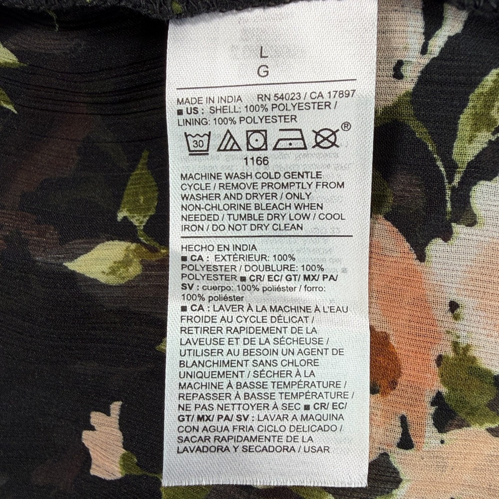 Old Navy The Occasion Floral Maxi Dress Sz L Whimsigoth Fairy Grunge Cottage - Picture 7 of 7